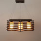 ELIANTE Wooden Wood Hanging Light by Jainsons Lights - Without Bulb - M-19-REC-NEW-DESIGN-4LP | by Jainsons Lights