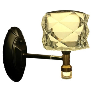 ELIANTE by Jainson Lights | Metal Black & Gold Base Wall Light | Clear Glass Shade | | CC-Ts1220-1w