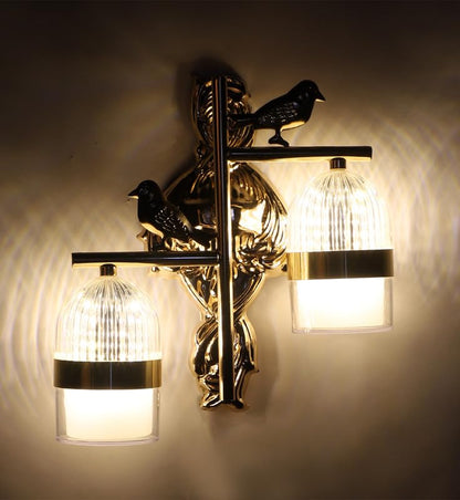 ELIANTE Acrylic Wall Light Transparent Wall Lamp for Living Room, Bedroom, Dining Room, Kitchen - Inbult Led - 7081-2-JSL | by Jainsons Lights