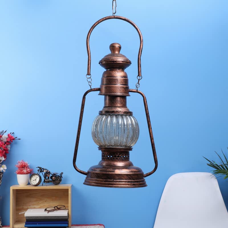 ELIANTE Gold Metal Hanging Light for Home by Jainsons Lights - Without Bulb - LAMP-KHARBUJA-Big | by Jainsons Lights