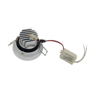 Autonix 3w Aluminium White Led Spotlight | Round Recessed Tilable | 2 Years Warranty | Dia-90mm | Cut Out -70mm