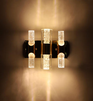 ELIANTE Glass Wall Light Transparent Wall Lamp for Living Room, Bedroom, Dining Room, Kitchen - Inbult Led | by Jainsons Lights
