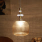 ELIANTE Povque Vintage Hanging Pendant Light Gold Finish Iron with Gold Glass Shade E27 Holder Decorative Ceiling Light for Living Room & Restaurants up to 3 years warranty - with LED Lamp(s) Included - JS-1322-HL-Gold