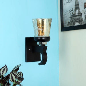 ELIANTE Vagrant Brown Wood Wall Light by Jainsons Lights - Js-1002-1W - Without Bulb | by Jainsons Lights