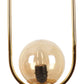 ELIANTE Metal Hanging Light Gold for Living Room, Bedroom, Dining Room, Kitchen | by Jainsons Lights