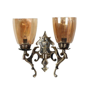 ELIANTE Warm Antique Brass Aluminium Wall Lights -M-3011-2W - Without Bulb | by Jainsons Lights