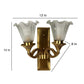ELIANTE Latón Gold Brass Wall Light by Jainsons Lights - jsl-5160-2w-JSL | by Jainsons Lights