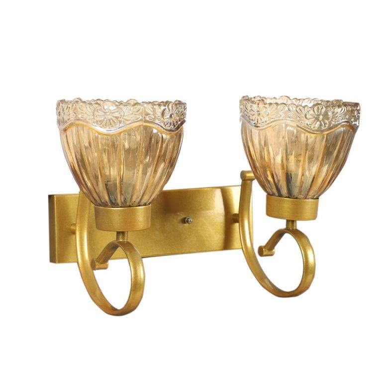 ELIANTE Antique Gold Iron Wall Lights -RSA-113-2W - Without Bulb | by Jainsons Lights