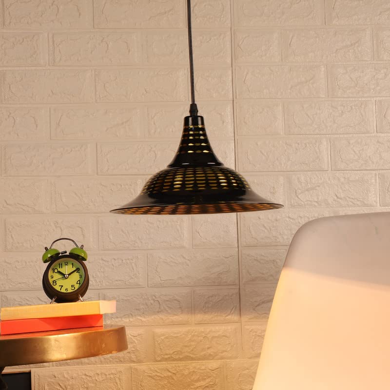 ELIANTE Raven Metal Hanging Light Black for Living Room, Bedroom, Dining Room, Kitchen | by Jainsons Lights