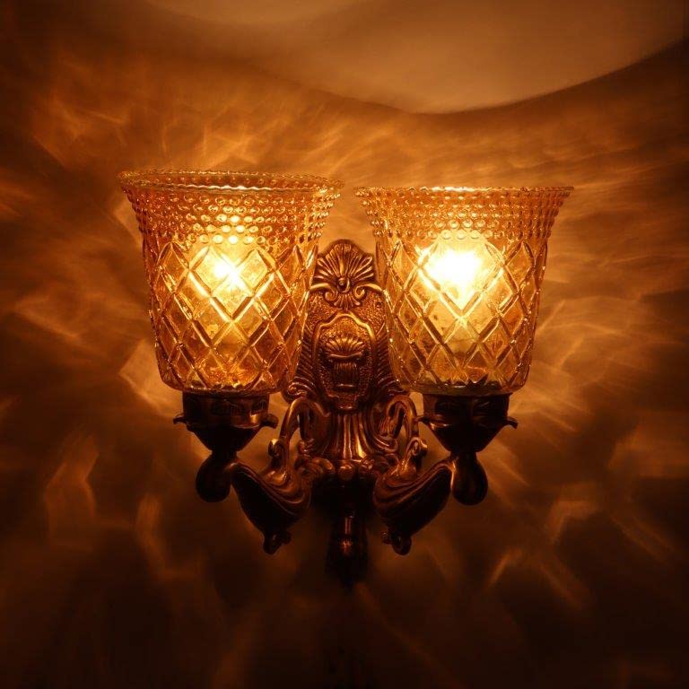 ELIANTE Latón Gold Brass Wall Light by Jainsons Lights - jsl-5161-2w-JSL | by Jainsons Lights