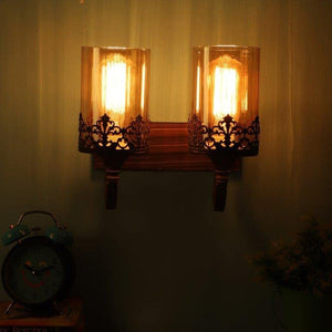ELIANTE Lavish Brown Iron Wall Lights by Jainsons Lights - S-203-2W - Without Bulb | by Jainsons Lights