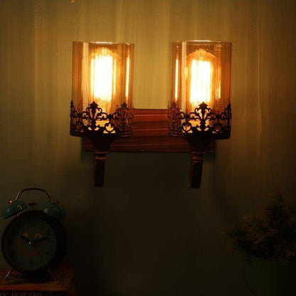 ELIANTE Lavish Brown Iron Wall Lights by Jainsons Lights - S-203-2W - Without Bulb | by Jainsons Lights
