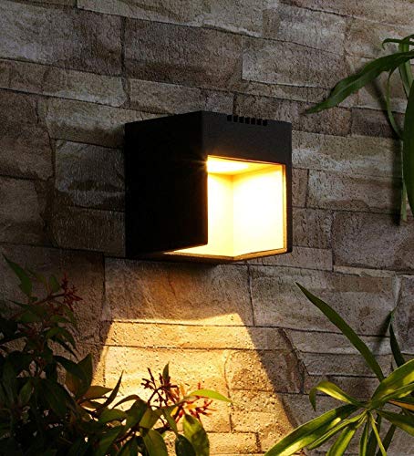 ELIANTE Metal Outdoor Wall Light Black for Living Room, Bedroom, Dining Room, Kitchen | LE-1341-WW-2X3-JSL