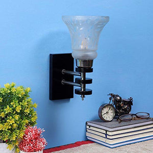 ELIANTE Wood Wall Light Black Wall Light Decorative for Living Room Bedroom for Living Room, Bedroom, Dining Room, Kitchen | by Jainsons Lights