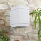 ELIANTE - White Metal Outdoor Wall Light LE-1052-8X1-WW by Jainsons Lights | by Jainsons Lights