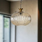 Eliante Glorix Pendant Light – Gold Glass, Metal (3007-1LP-Gold)