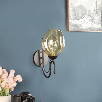 ELIANTE Codeglowing Metal Wall Lights Black for Living Room, Bedroom, Dining Room, Kitchen | by Jainsons Lights