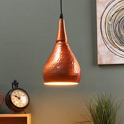 ELIANTE -Modern Copper Metal Hanging Light by Jainsons Lights - belon-s-copper-1w - Without Bulb | by Jainsons Lights