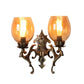 ELIANTE Brilliant Antique Brass Aluminium Wall Lights -M-3012-2W - Without Bulb | by Jainsons Lights