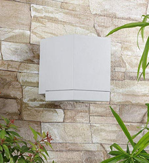 ELIANTE Metal Led Outdoor Wall Light Silver for Living Room, Bedroom, Dining Room, Kitchen | by Jainsons Lights