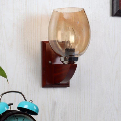 ELIANTE VividBrownVividwoodVividWall LightsVivid-M-2227-1W - Without Bulb | by Jainsons Lights