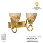 ELIANTE Antique Gold Iron Wall Lights -RSA-113-2W - Without Bulb | by Jainsons Lights