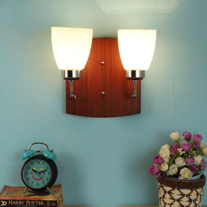 ELIANTE Sufficient Iron Wall Lights Brown for Living Room, Bedroom, Dining Room, Kitchen | by Jainsons Lights