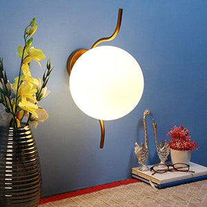 ELIANTE Metal Wall Light Gold for Living Room, Bedroom, Dining Room, Kitchen | S-274-1W-JSL