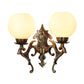 ELIANTE Bright Antique Brass Aluminium Wall Lights -M-3004-2W - Without Bulb | by Jainsons Lights