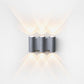 Eliante Up-Down Outdoor Wall Light – Grey, 3-Way (42473-3-7W-WW-GREY)