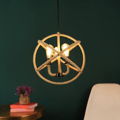 ELIANTE Gloomy Metal Hanging Light Black for Living Room, Bedroom, Dining Room, Kitchen | by Jainsons Lights