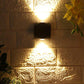 ELIANTE - GreyMetal Outdoor Wall Light - 42445-WW-GY-UP+DN - by Jainsons Lights - Inbuit LED | by Jainsons Lights