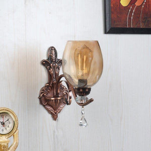 ELIANTE Rose Iron Wall Lights Gold for Living Room, Bedroom, Dining Room, Kitchen | by Jainsons Lights