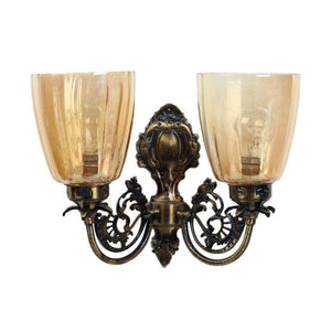 ELIANTE Flashing Antique Brass Aluminium Wall Lights -W-1122-2W - Without Bulb | by Jainsons Lights