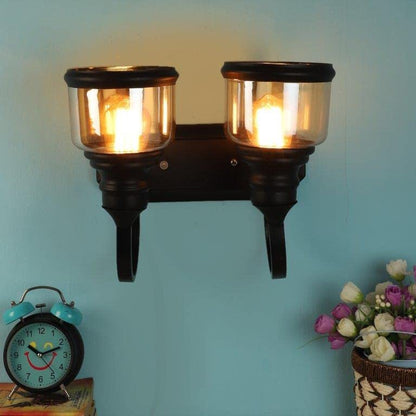 ELIANTE Uncanny Iron Wall Lights Black for Living Room, Bedroom, Dining Room, Kitchen | by Jainsons Lights