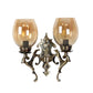ELIANTE Brilliant Antique Brass Aluminium Wall Lights -M-3012-2W - Without Bulb | by Jainsons Lights