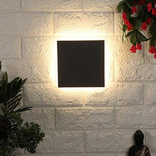 ELIANTE Metal Outdoor Wall Light Grey for Living Room, Bedroom, Dining Room, Kitchen | 42451-16-WW-JSL