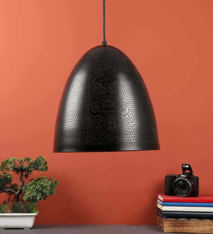 ELIANTE Black Metal Hanging Light by Jainsons Lights - Without Bulb - M-61-1P-BK+GD | by Jainsons Lights