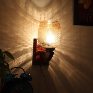 ELIANTE ResplententBrownResplententwoodResplententWall LightsResplentent-M-2224-1W - Without Bulb | by Jainsons Lights