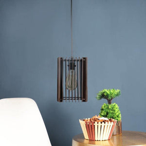 ELIANTE Brown Metal Hanging Light by Jainsons Lights - Without Bulb - MN-Wooden-HL | by Jainsons Lights