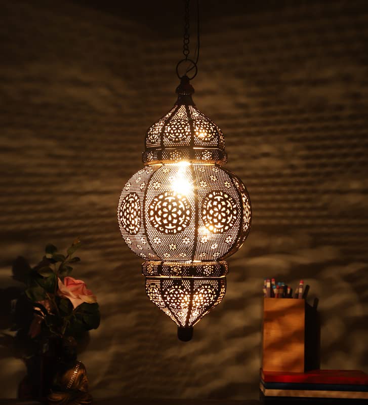 ELIANTE Black Metal Hanging Light by Jainsons Lights - Without Bulb - GADA-MED-HL-BK | by Jainsons Lights