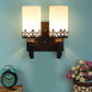 ELIANTE Baleful Wood Wall Lights Black for Living Room, Bedroom, Dining Room, Kitchen | by Jainsons Lights