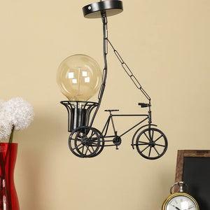 ELIANTE Metal Hanging Light Black Pendant for Living Room, Bedroom, Dining Room, Kitchen | by Jainsons Lights