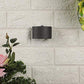 ELIANTE - GreyMetal Outdoor Wall Light - 42438-WW-GY-UP+DN - by Jainsons Lights - Inbuit LED | by Jainsons Lights