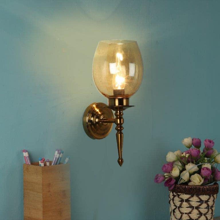 ELIANTE Fainter Iron Wall Lights Antique Gold for Living Room, Bedroom, Dining Room, Kitchen | by Jainsons Lights