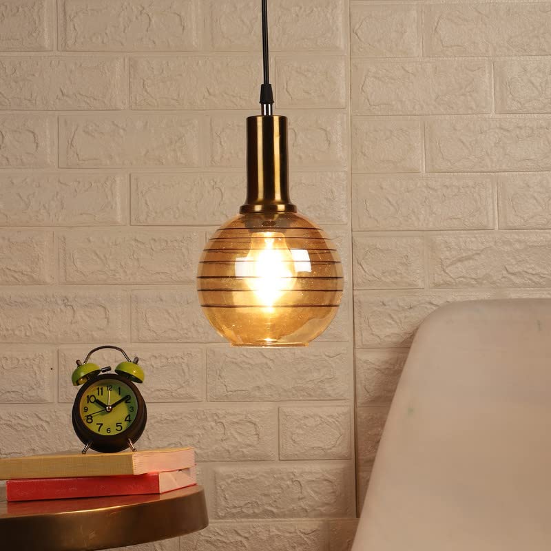 ELIANTE Dorada Metal Hanging Light Gold for Living Room, Bedroom, Dining Room, Kitchen | by Jainsons Lights