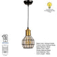 ELIANTE Raven Black Metal Hanging Light by Jainsons Lights - HL-46-1LP | by Jainsons Lights