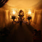 Eliante Excedded Wall Light – Antique Brass, Aluminium (JS-1212-2W)