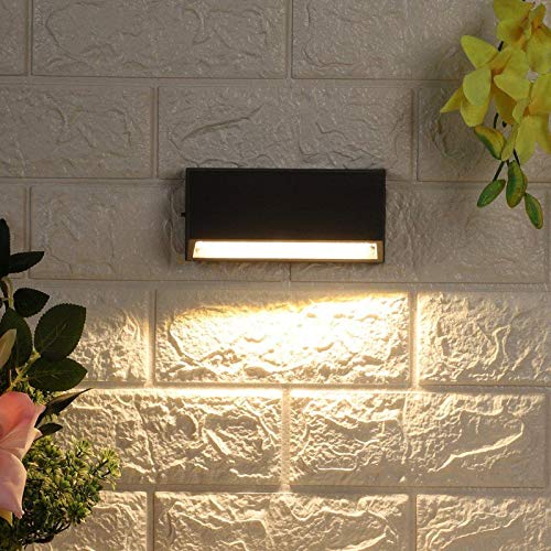 ELIANTE - Grey Metal Outdoor Wall Light/Footlight - 32702-WW-GY-DN - by Jainsons Lights - Inbuit LED | Outdoor Lighting | by Jainsons Lights