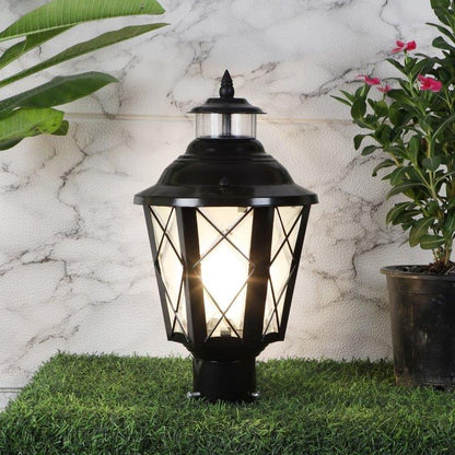 ELIANTE black Iron Gate Light - B22 holder - 524-M-GL- without Bulb